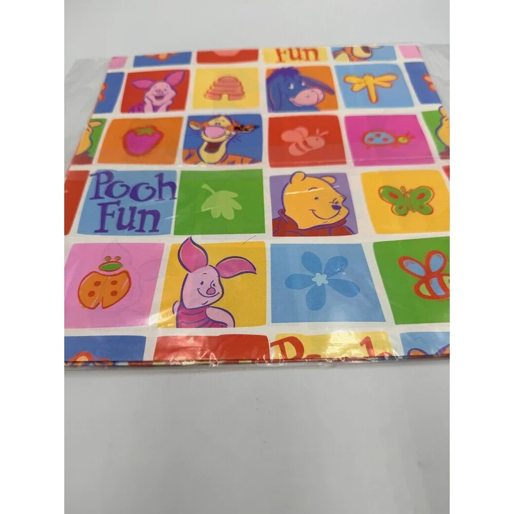 Disney's Vintage Winnie the Pooh & Friends Gift Wrapping Paper Hallmark